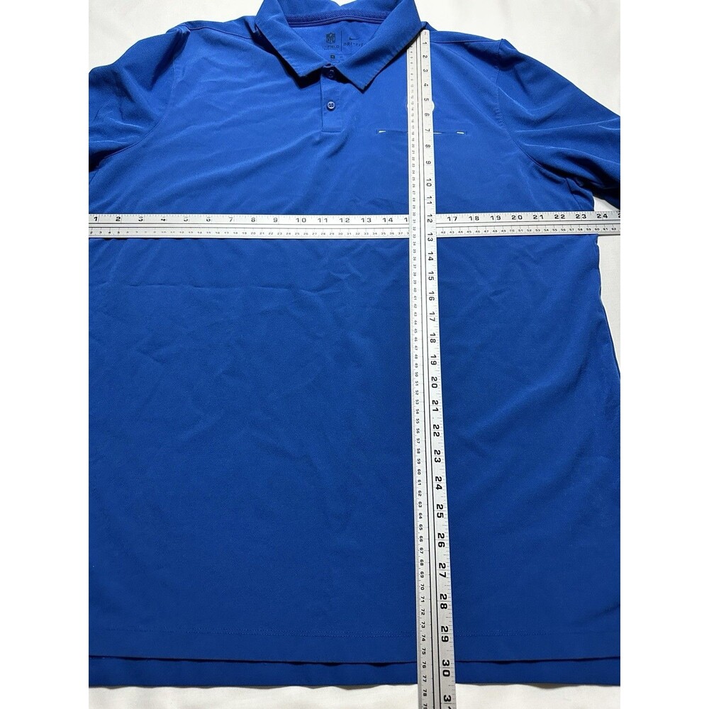 Indianapolis Colts Nike NFL On Field Dri-Fit Polo Golf Shirt Mens Size XL Blue - Picture 7 of 10